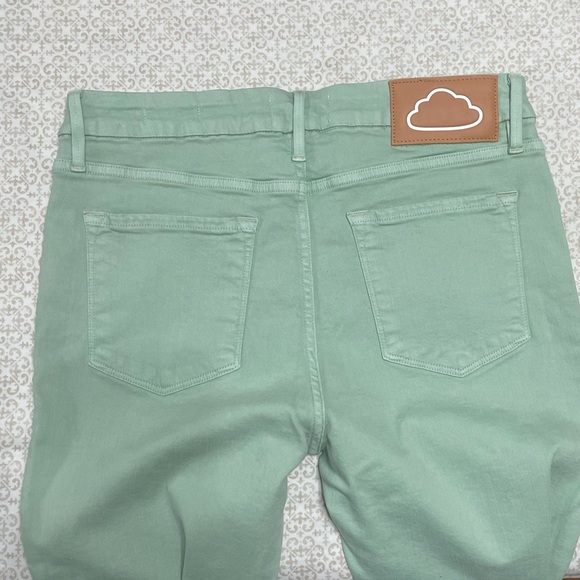 Frame Le Crop Mini Boot High Waist Raw Hem Jeans - Picture 9 of 12